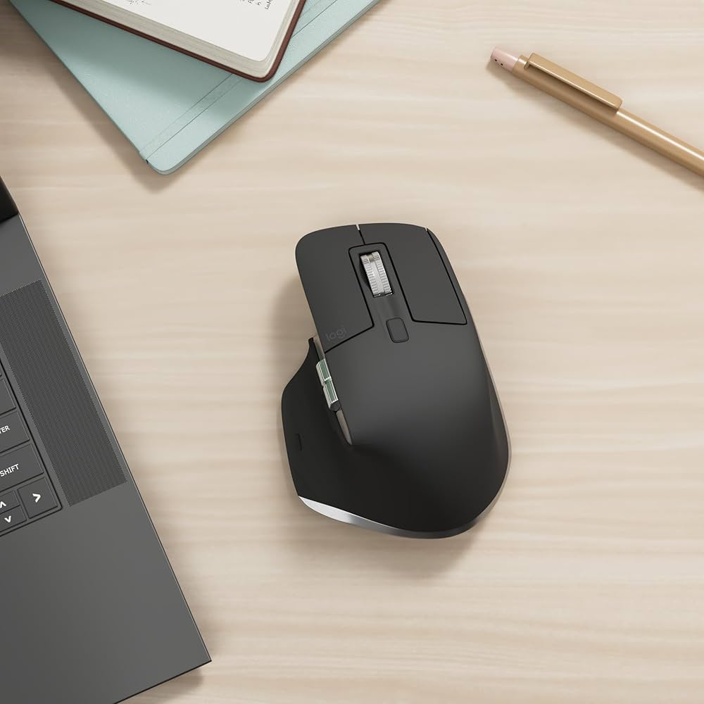 Logicool MX Master 3 for Mac ① Logitech MX Master 3S Mac - ergonomiczna mysz bezprzewodowa